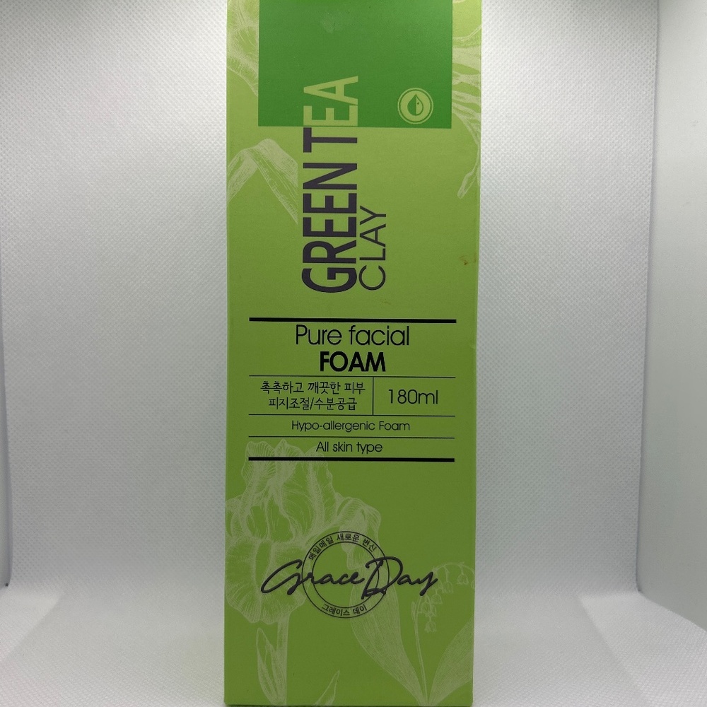 🍀 GraceDay 🍀 Beauty Skin Care Green Tea Clay Pure Facial Foam Made in Korea 🍀